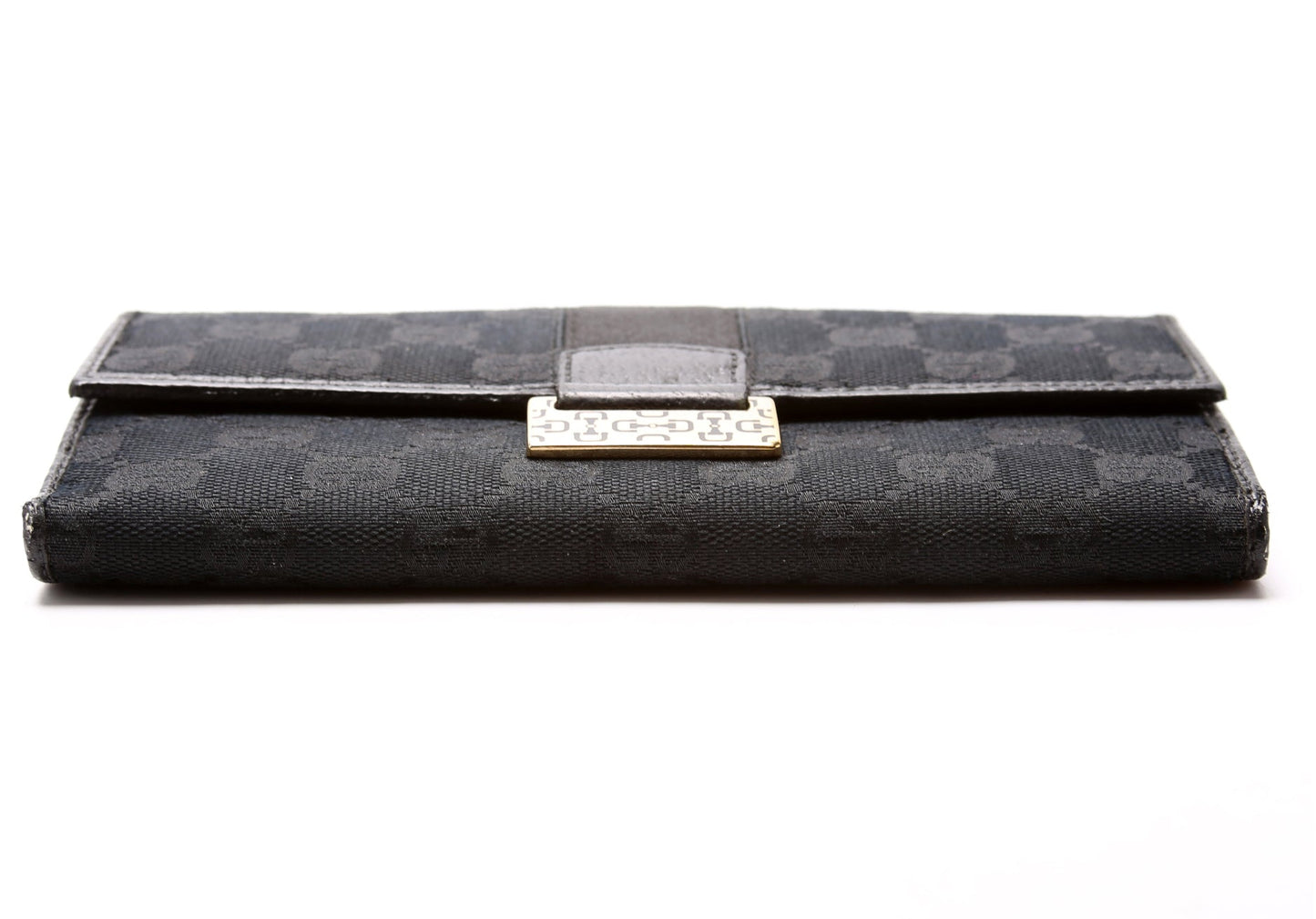 GG Canvas Horsebit Continental Wallet