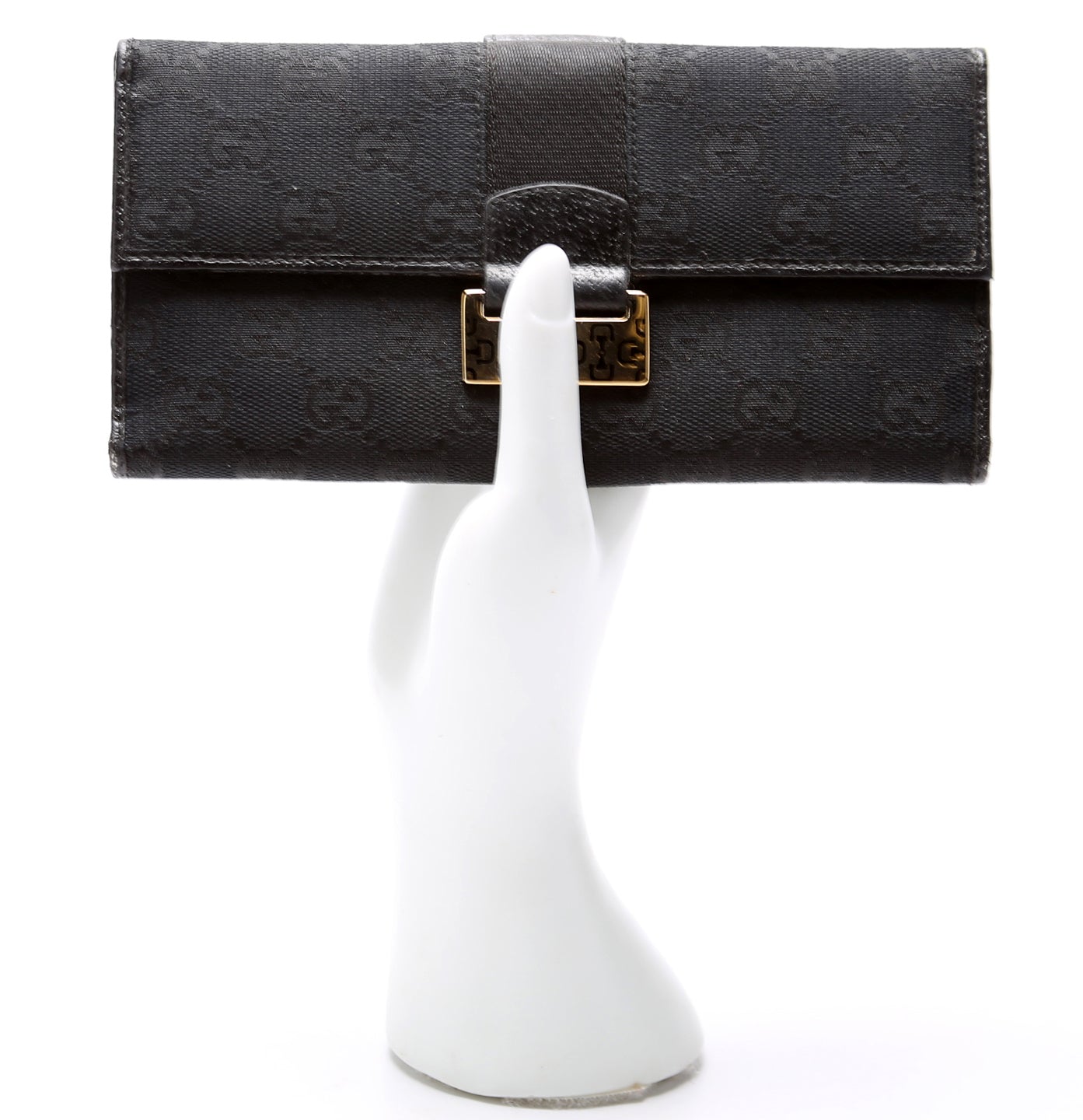 GG Canvas Horsebit Continental Wallet