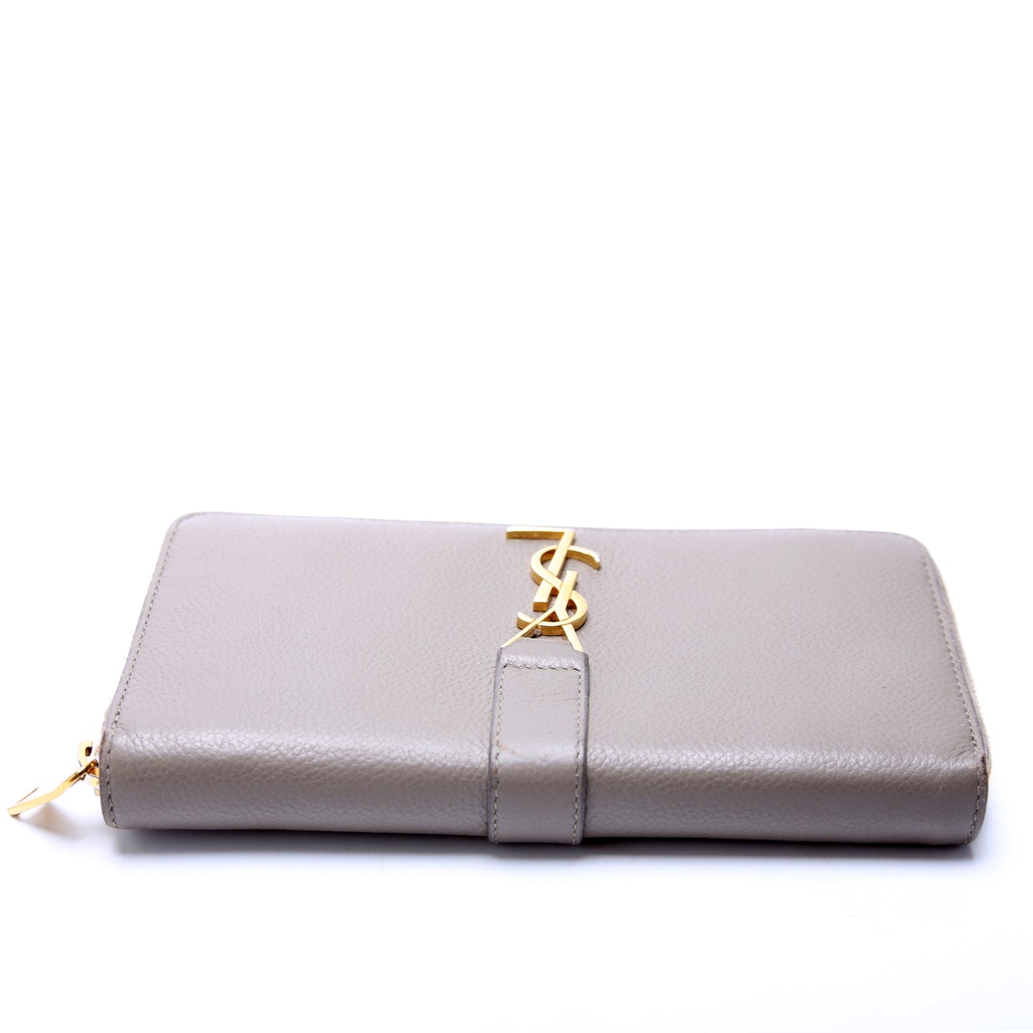 Monogram Zip Around Leather Wallet