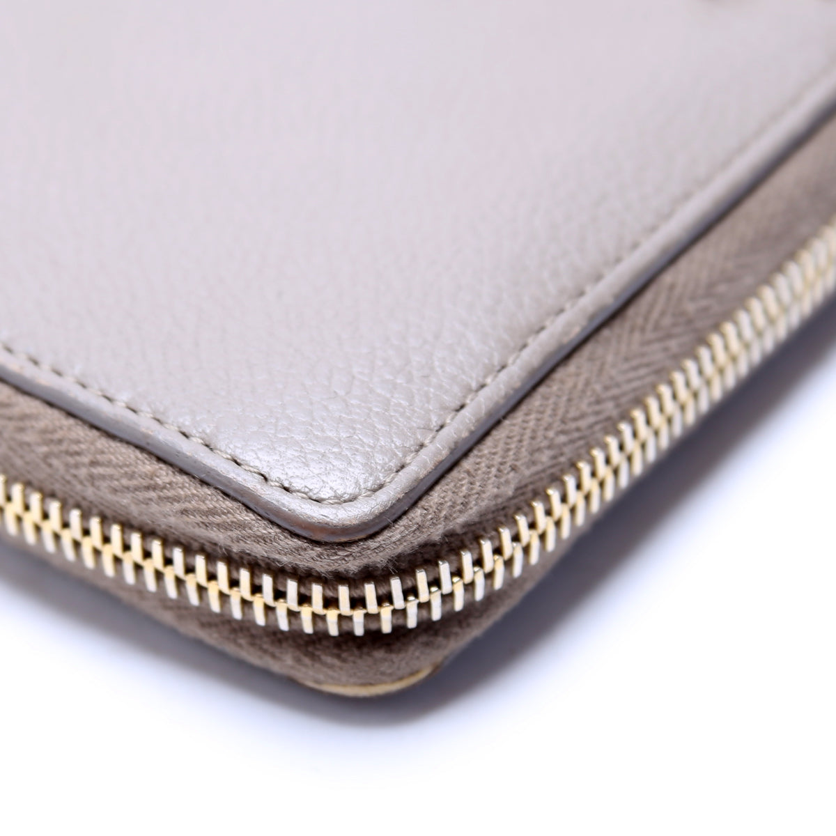 Monogram Zip Around Leather Wallet