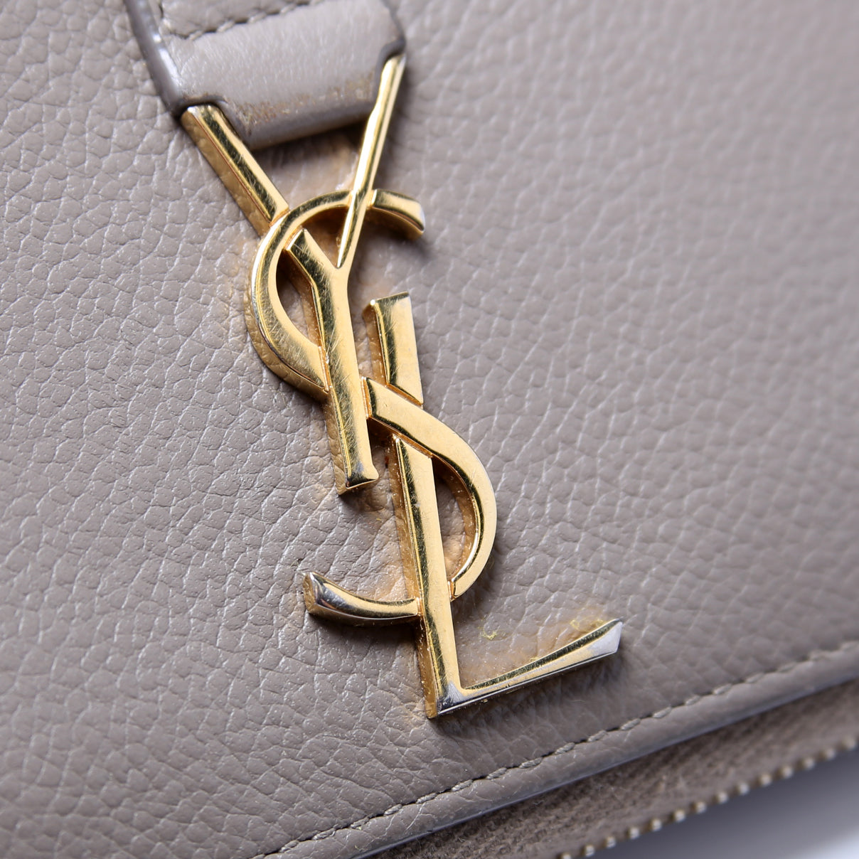 Monogram Zip Around Leather Wallet