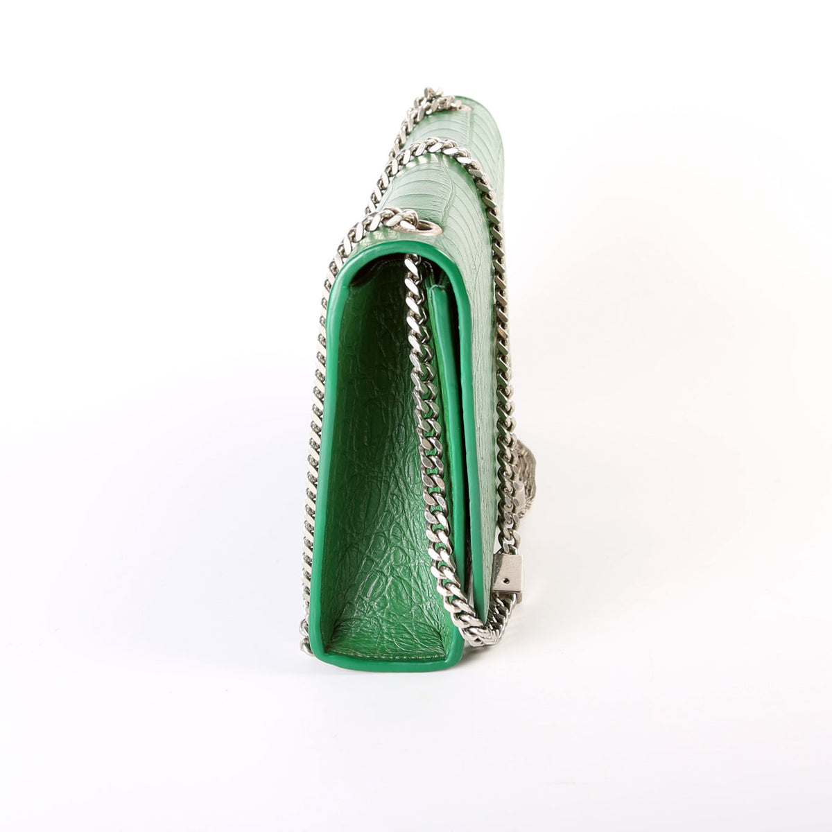 Kate Tassel Satchel Medium Croc Embossed
