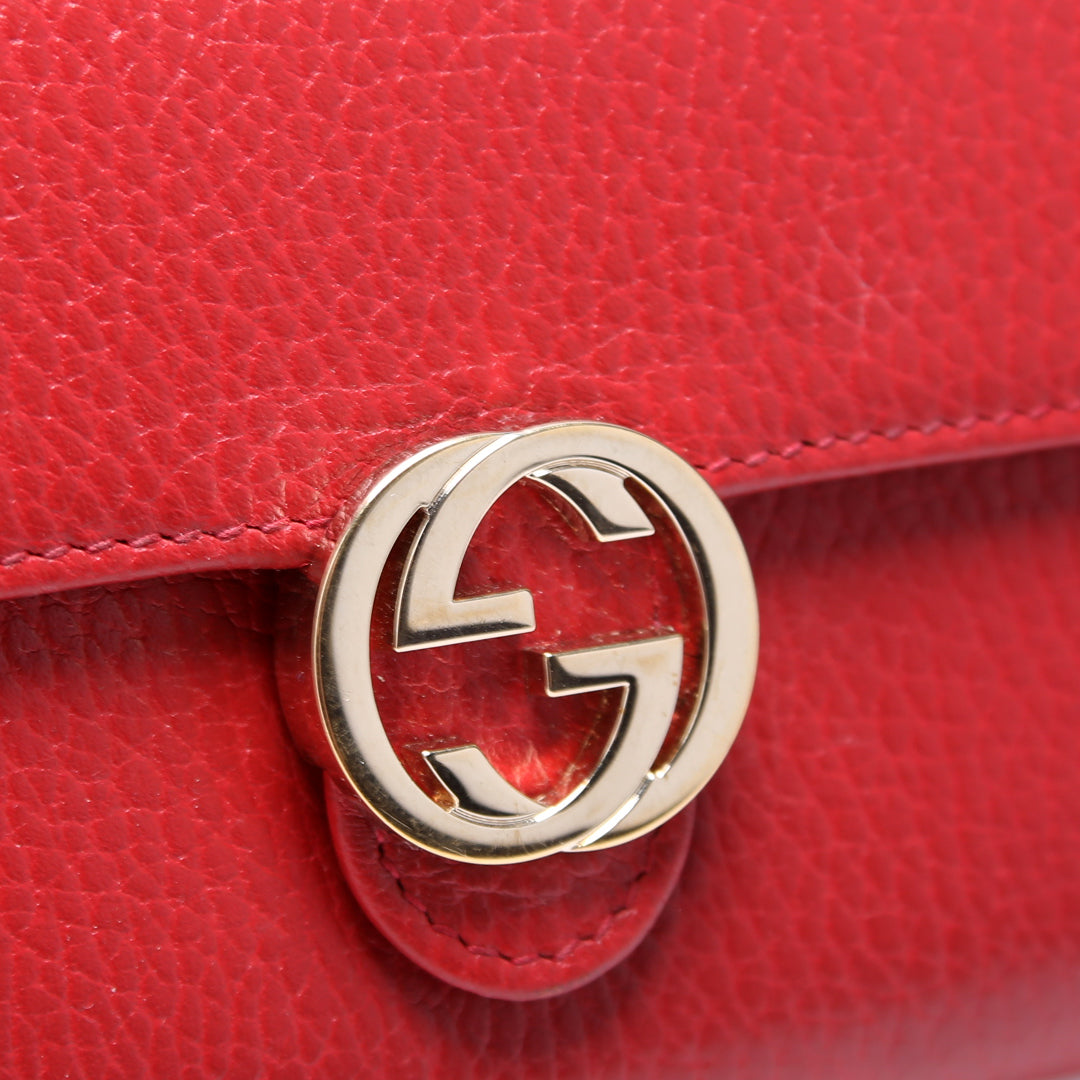 Interlocking GG Continental Wallet