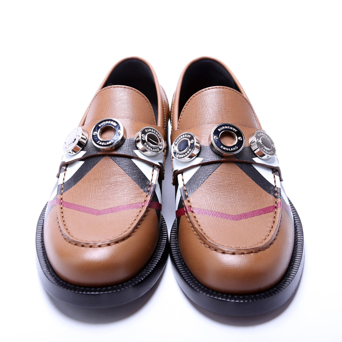 Broadbrook Archive Check Loafers Size 36.5