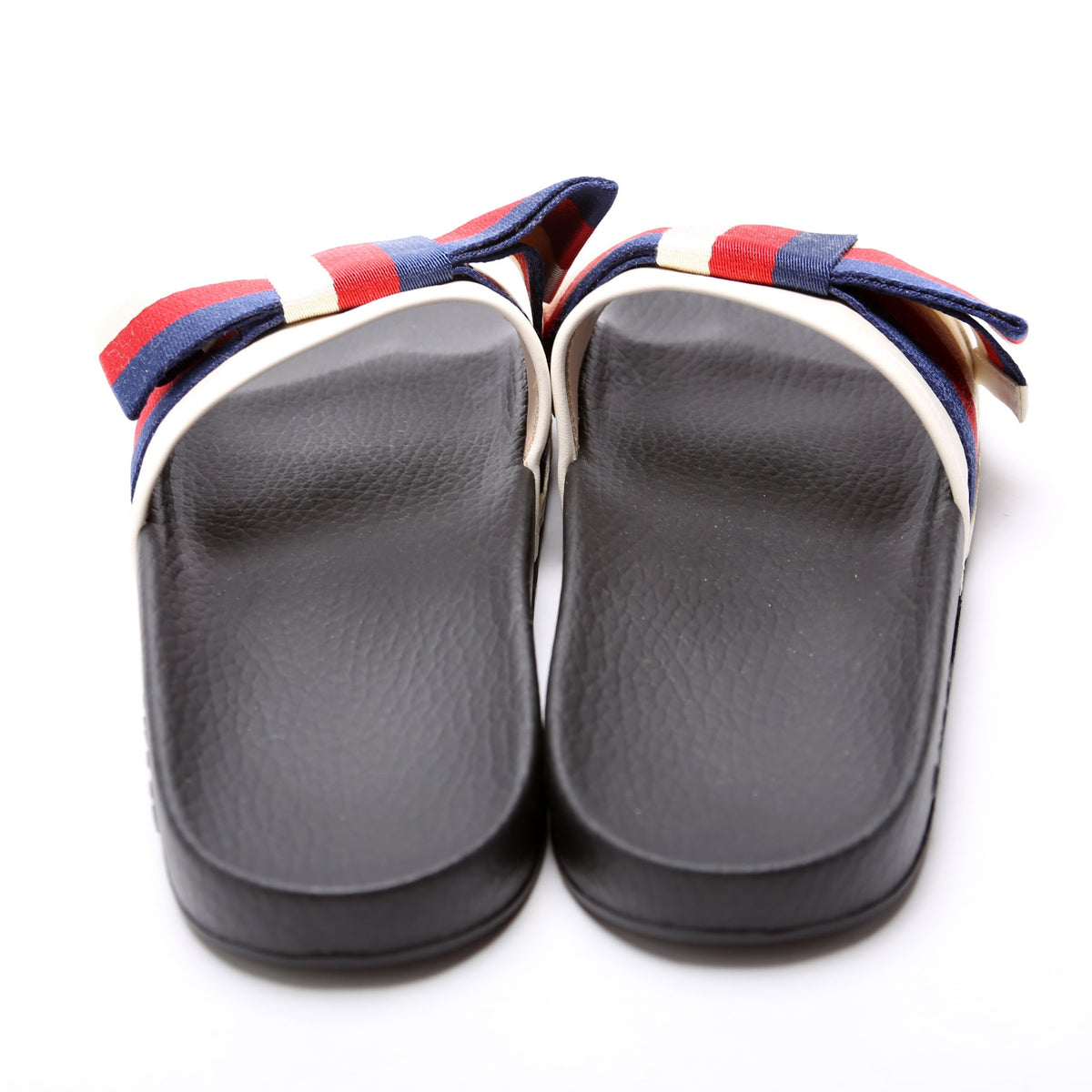 Sylvie Bow Rubber Slides Size