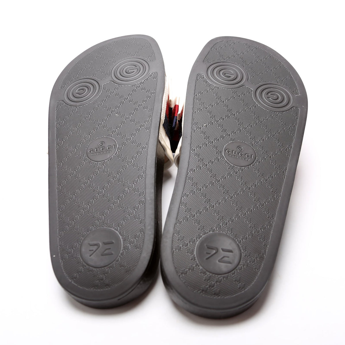 Sylvie Bow Rubber Slides Size
