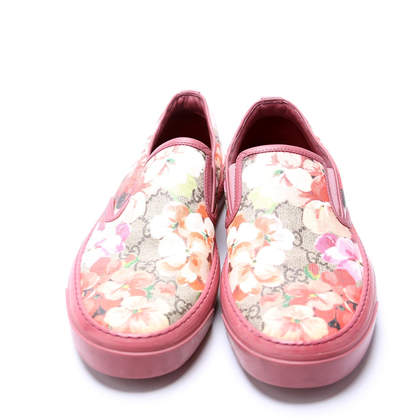 Gucci GG Supreme Bloom Slip On Sneakers Size