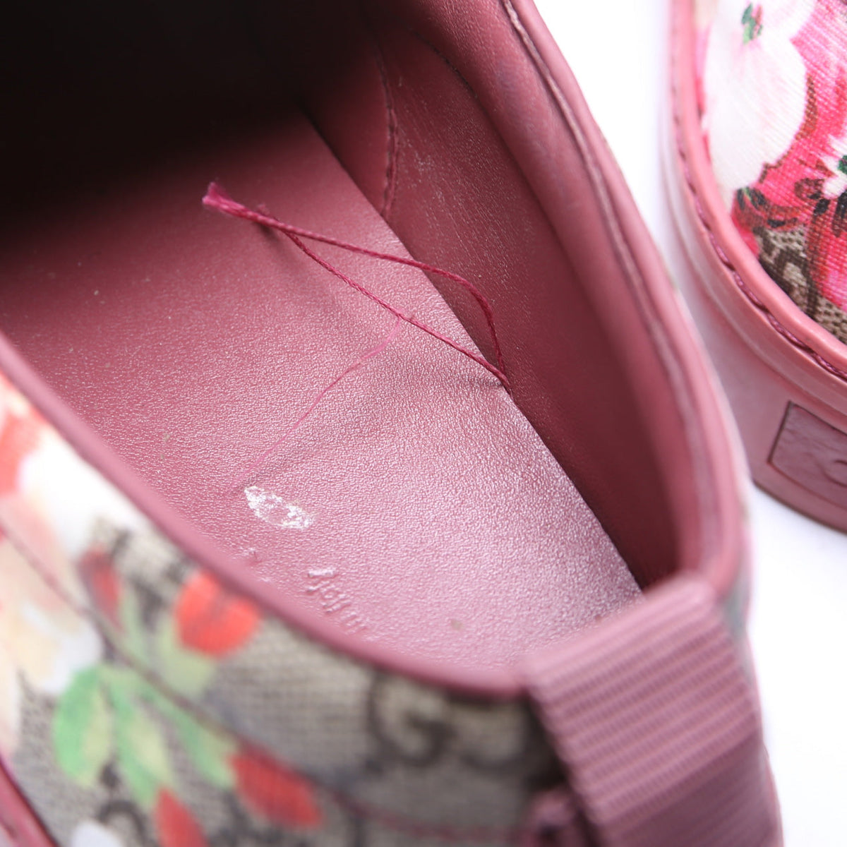 GG Supreme Bloom Slip On Sneakers Size