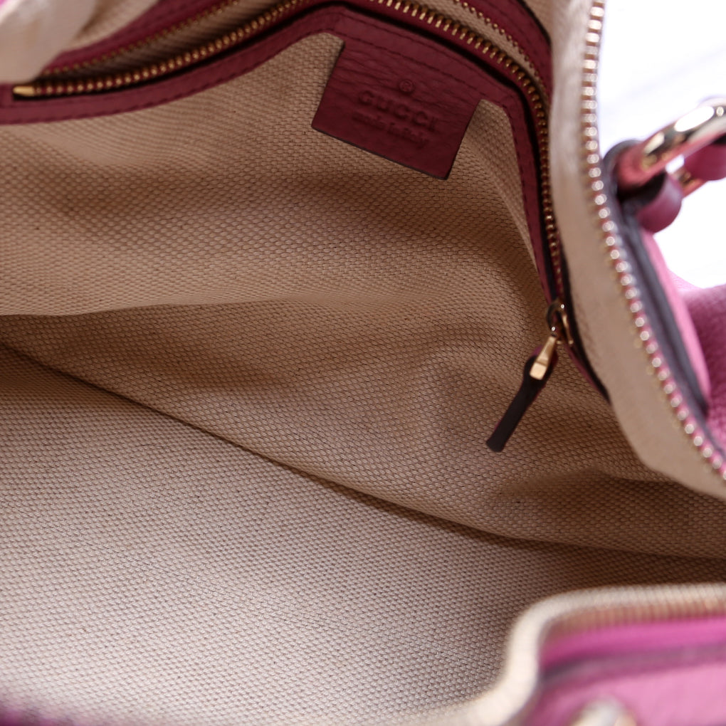 Soho Leather Boston Bag
