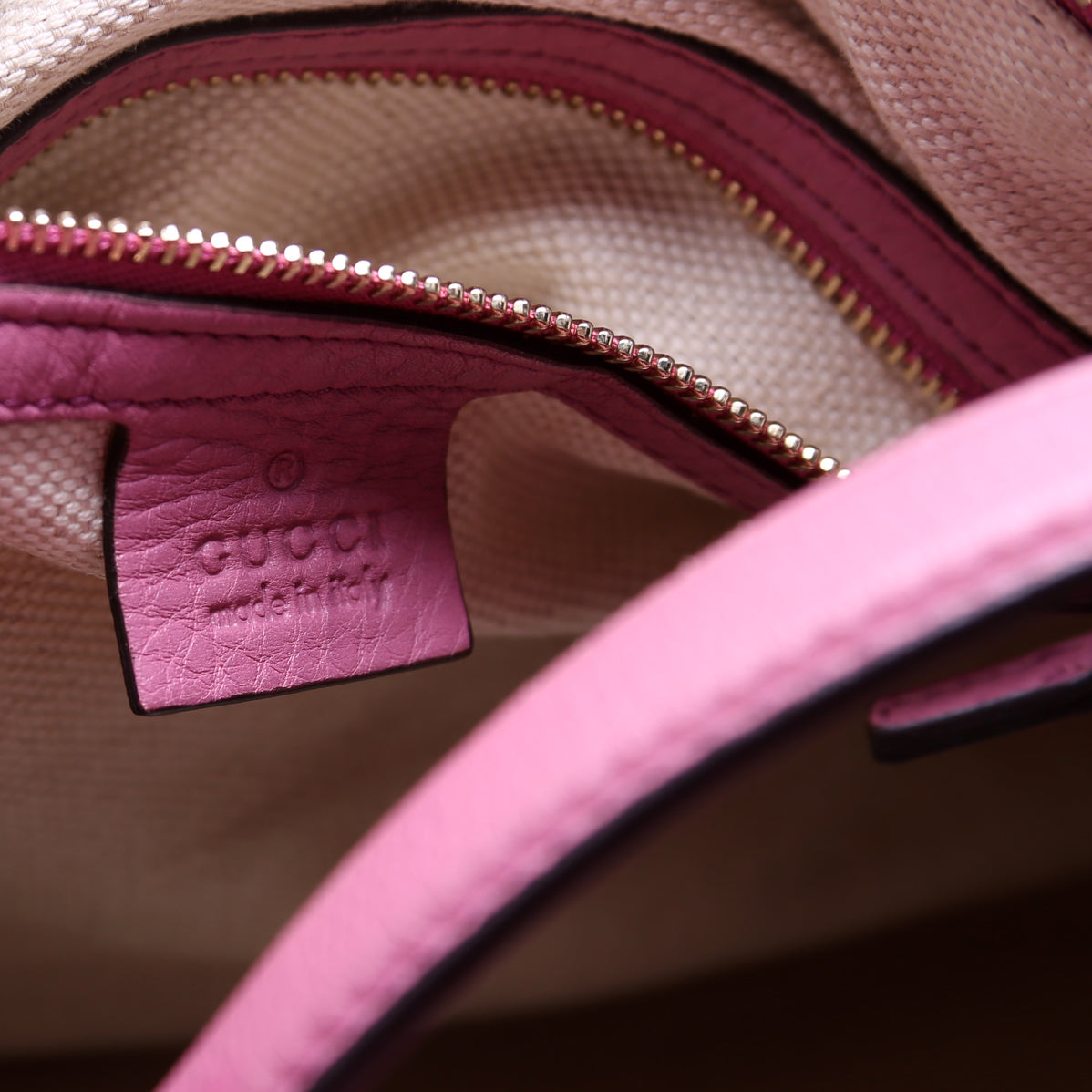 Soho Leather Boston Bag