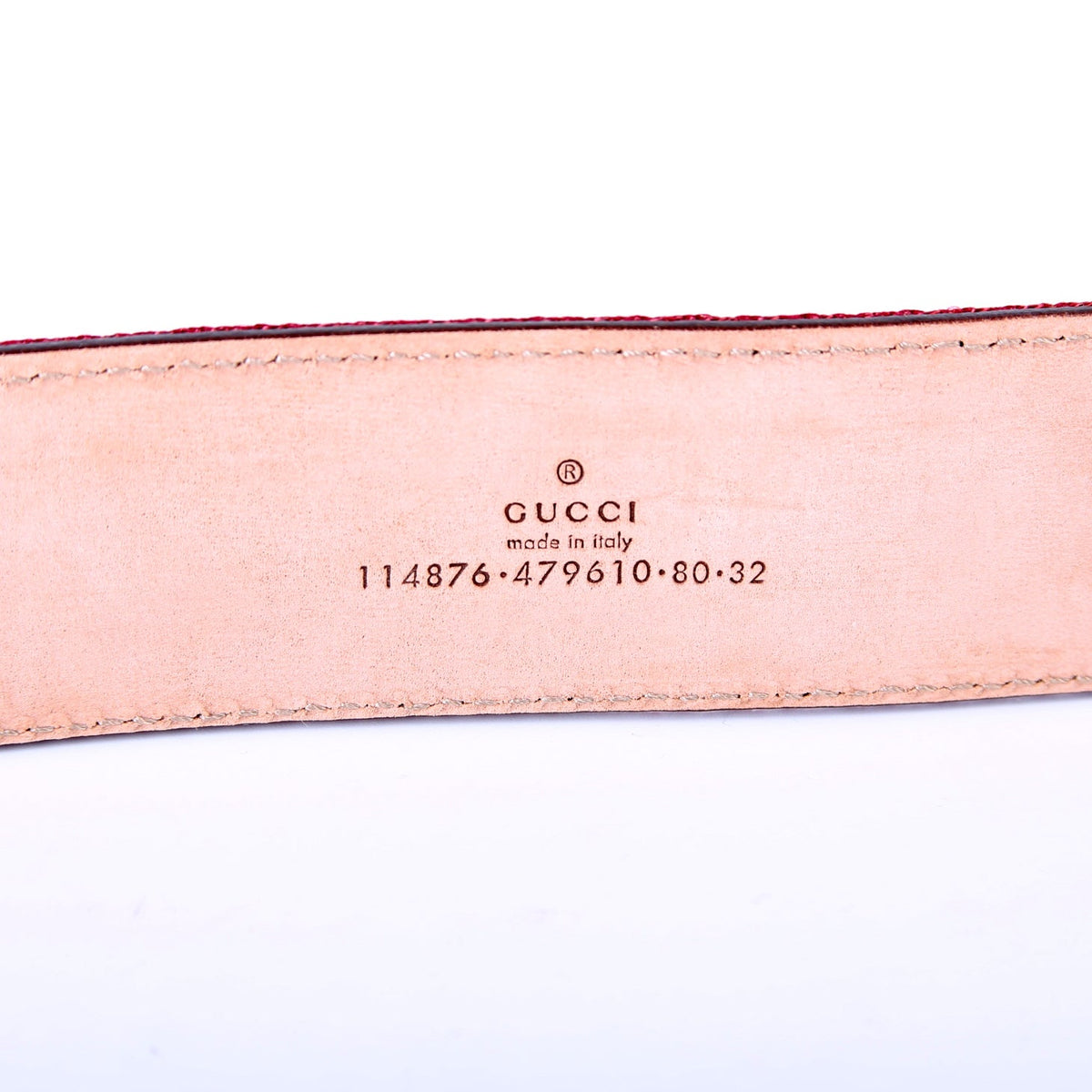 Interlocking GG Web Canvas Belt Size /