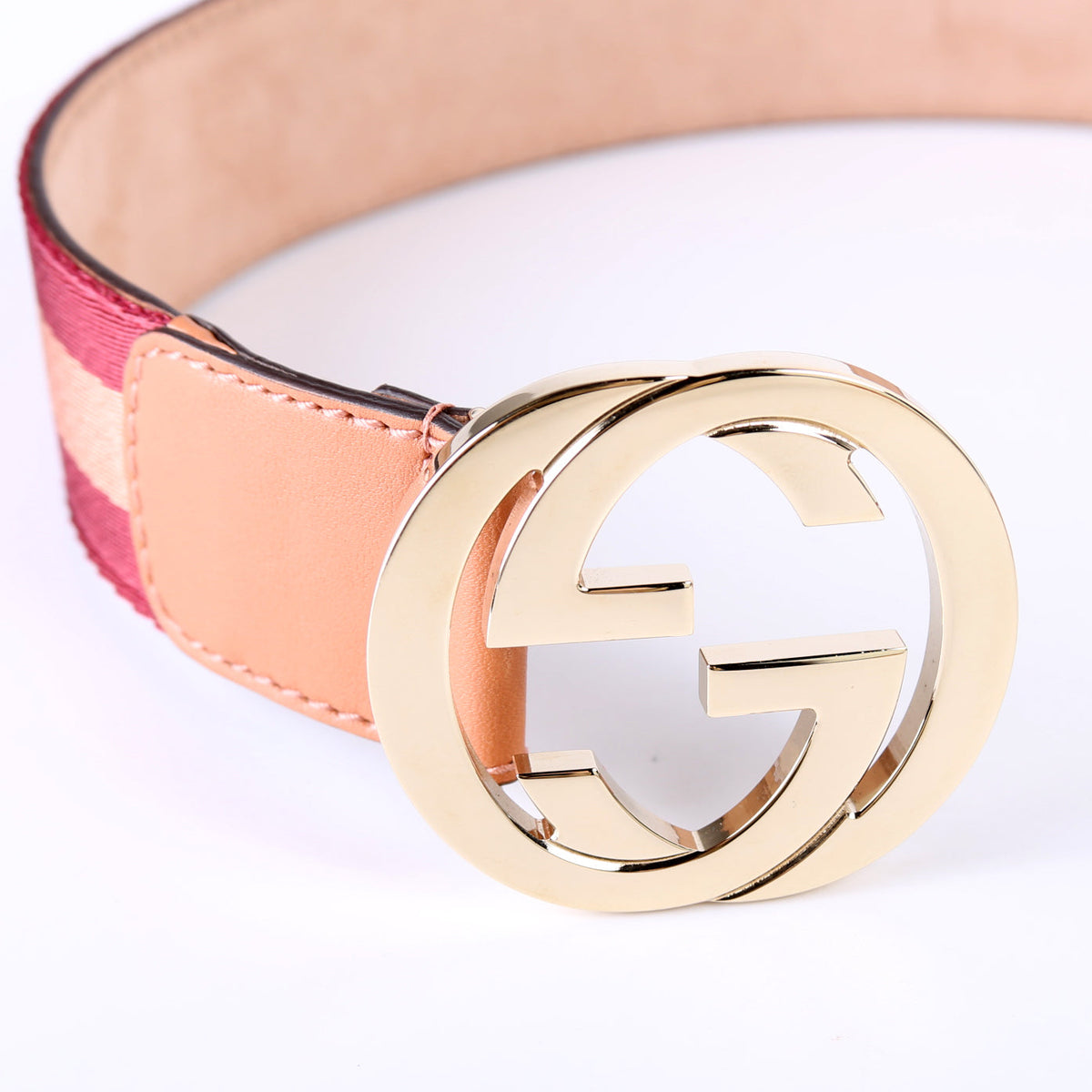 Interlocking GG Web Canvas Belt Size /