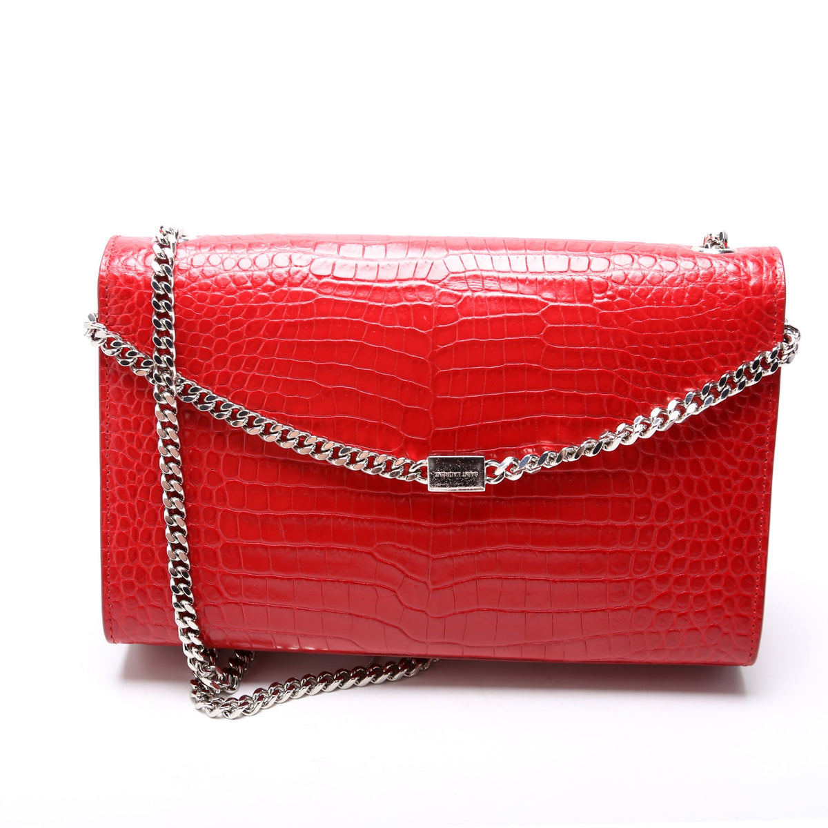 Kate Tassel Satchel Medium Crocodile Embossed