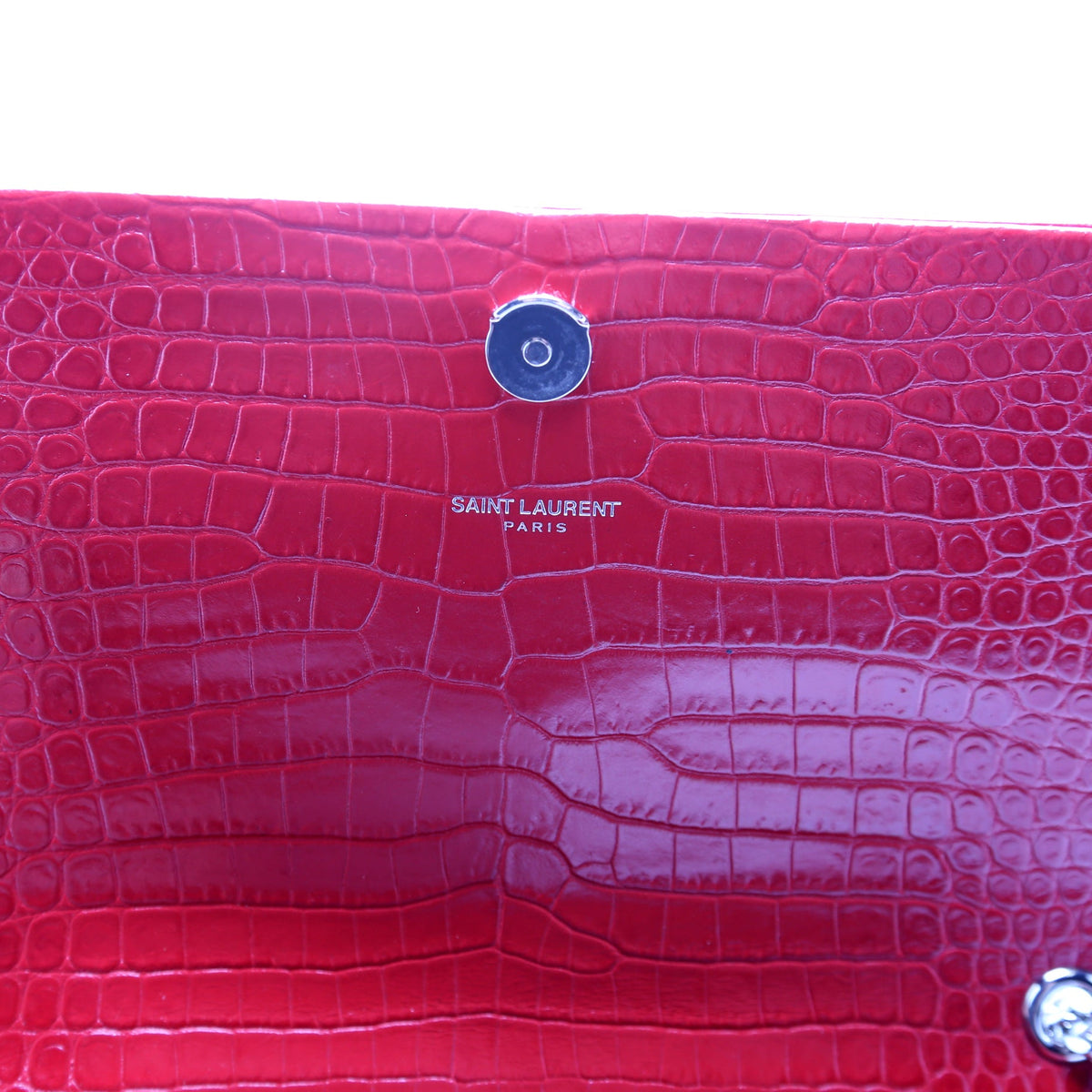 Kate Tassel Satchel Medium Crocodile Embossed