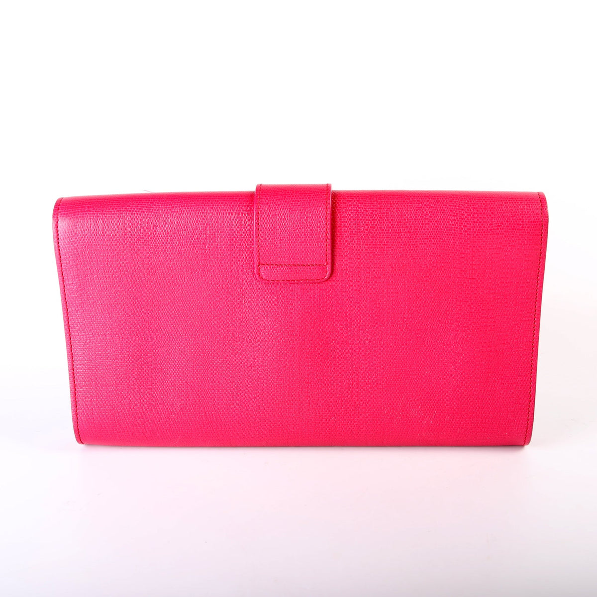 Classic Y Ligne Clutch Textured Leather
