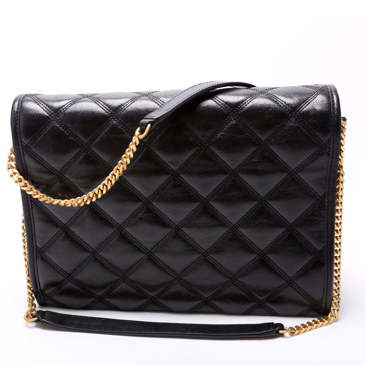 Becky Quilted Lambskin Shoulder Bag Large