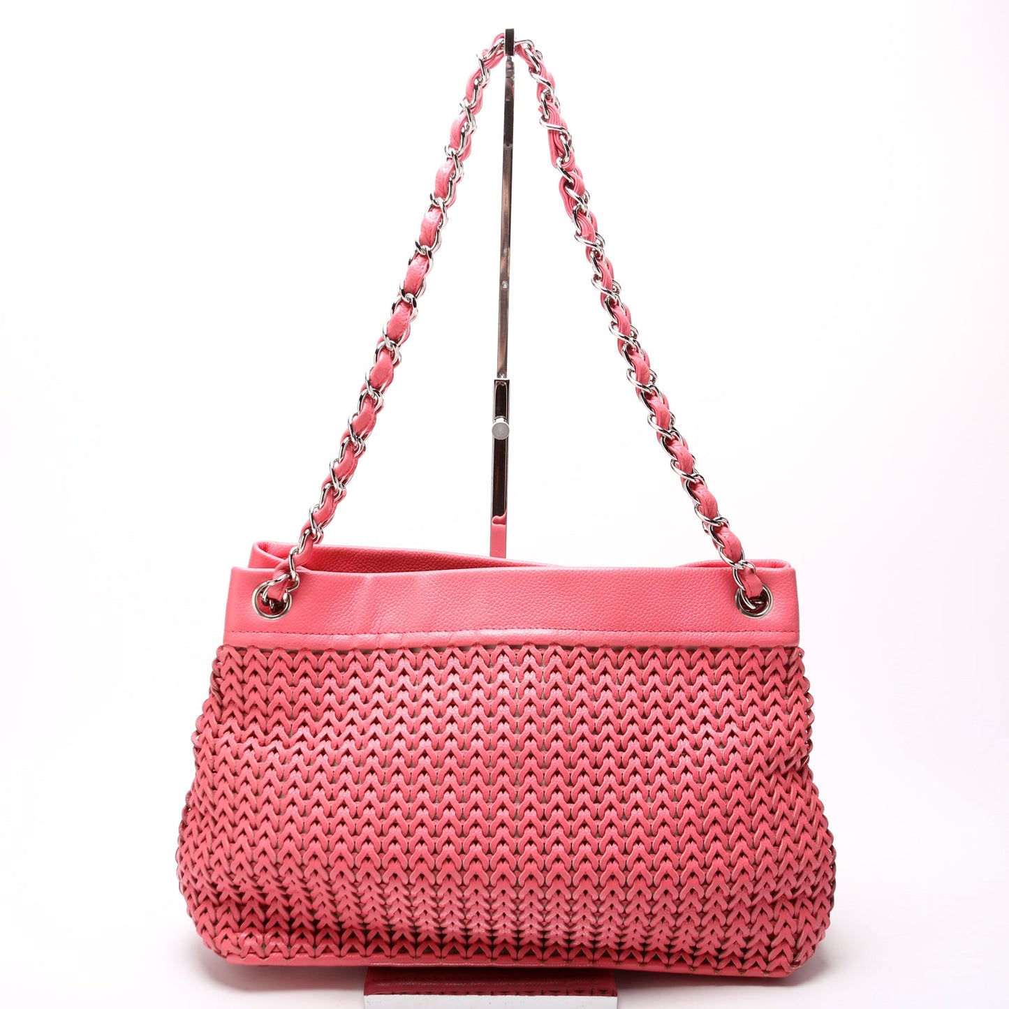 Braided Caviar Chain Tote 9M