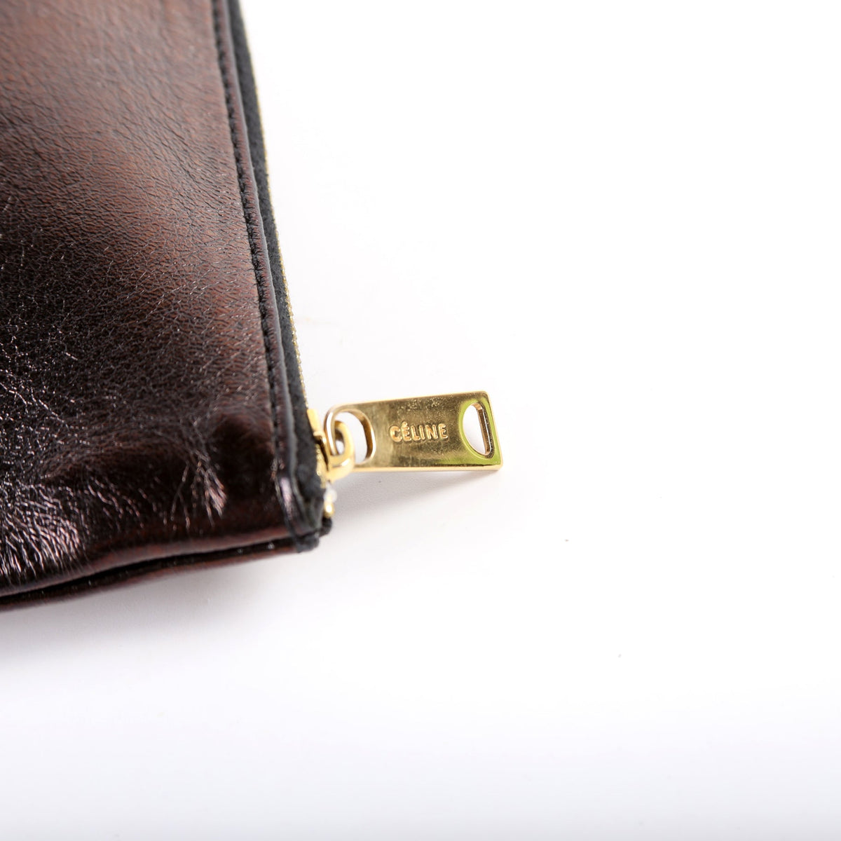 Solo Pouch Bicolor Lambskin Leather