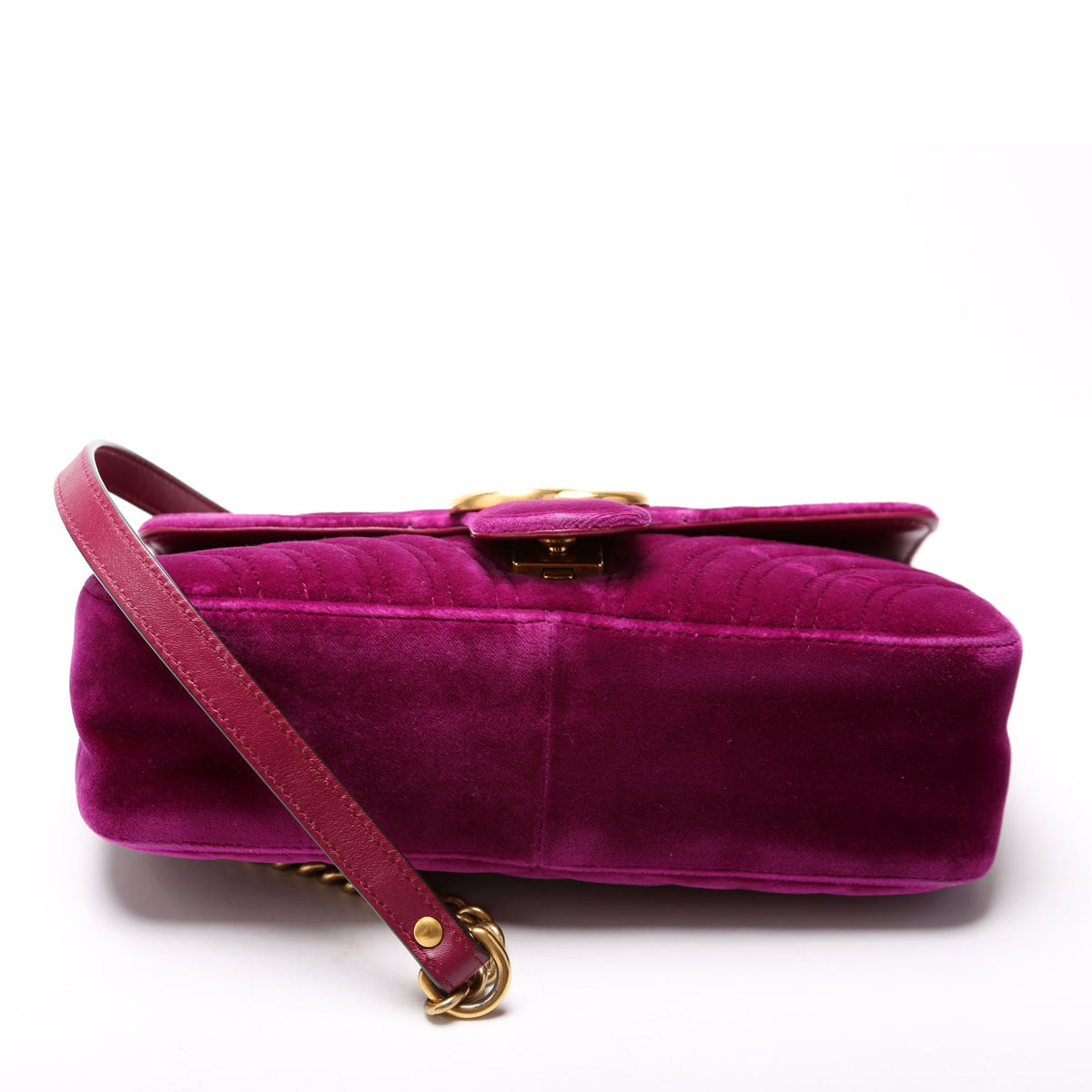 Marmont Shoulder Velvet Small Flap
