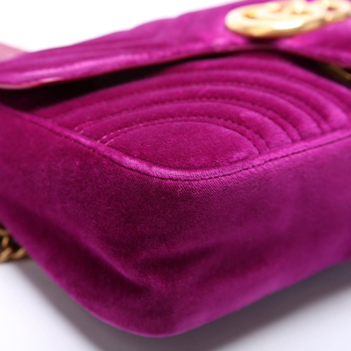 Marmont Shoulder Velvet Small Flap
