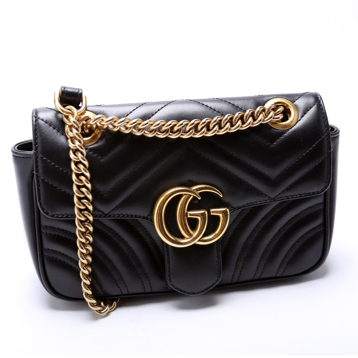 Marmont Leather Shoulder Mini Flap