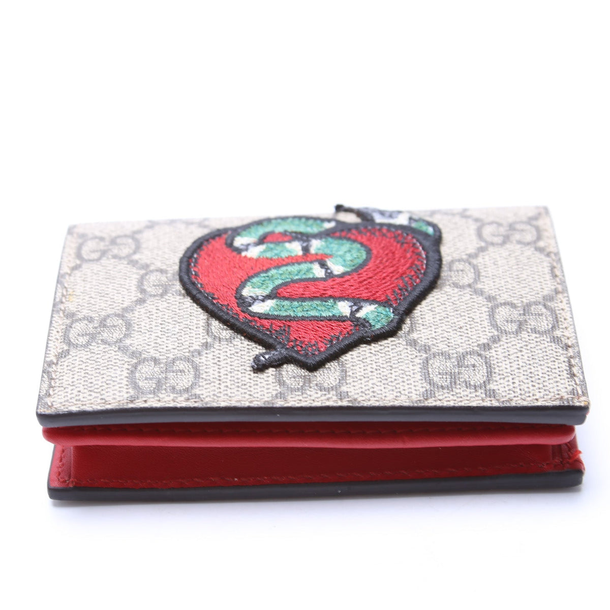 Kingsnake Heart Embroidered Card Case