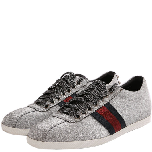 Ace Web Glitter Sneakers Size .