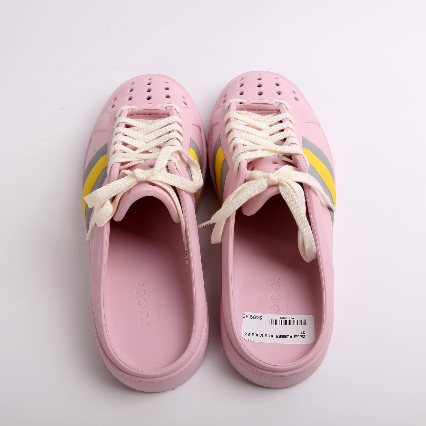 Gucci Rubber Ace Mule Size