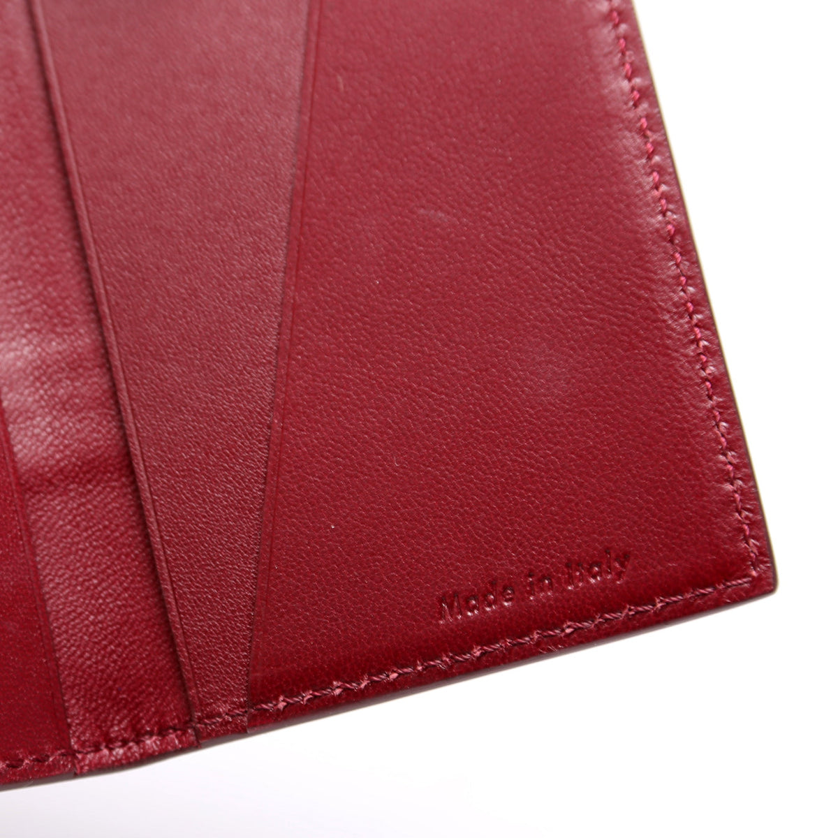 Bicolor Leather Card Holder