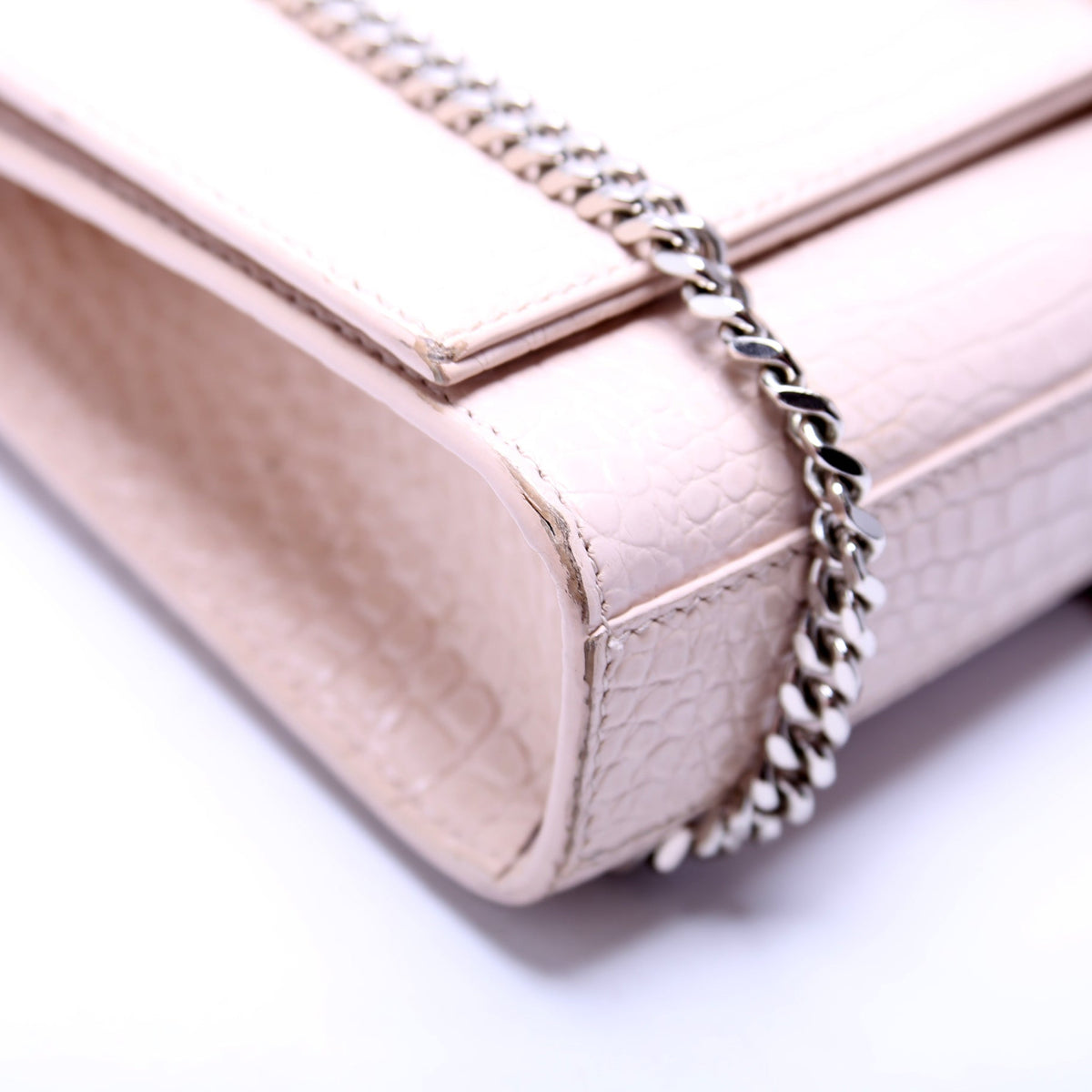 Kate Tassel Satchel Medium Croc Embossed