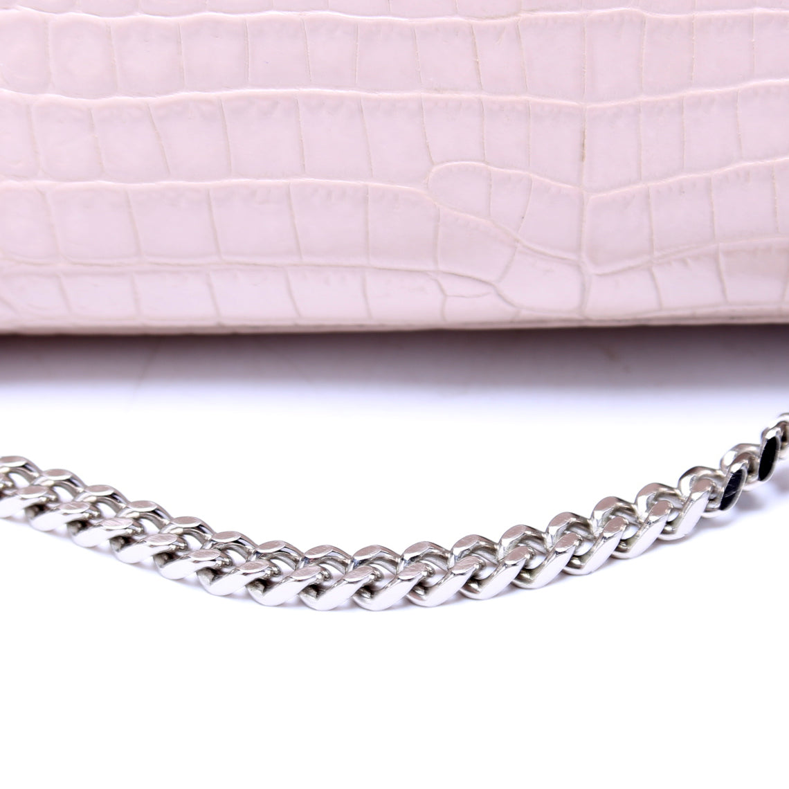 Kate Tassel Satchel Medium Croc Embossed