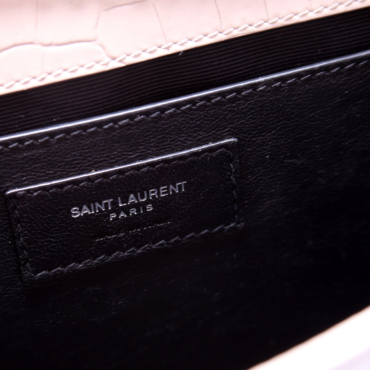 Kate Tassel Satchel Medium Croc Embossed