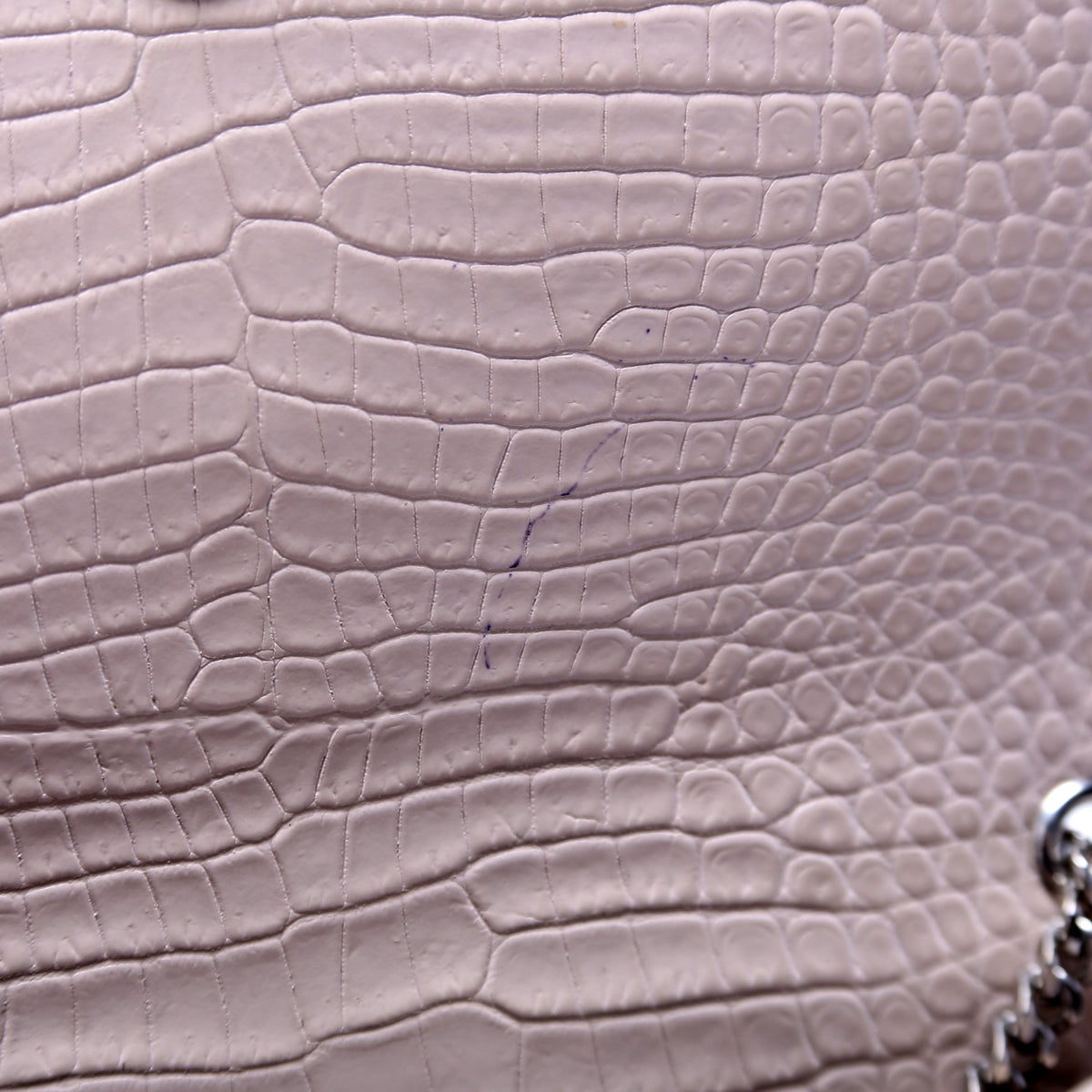Kate Tassel Satchel Medium Croc Embossed