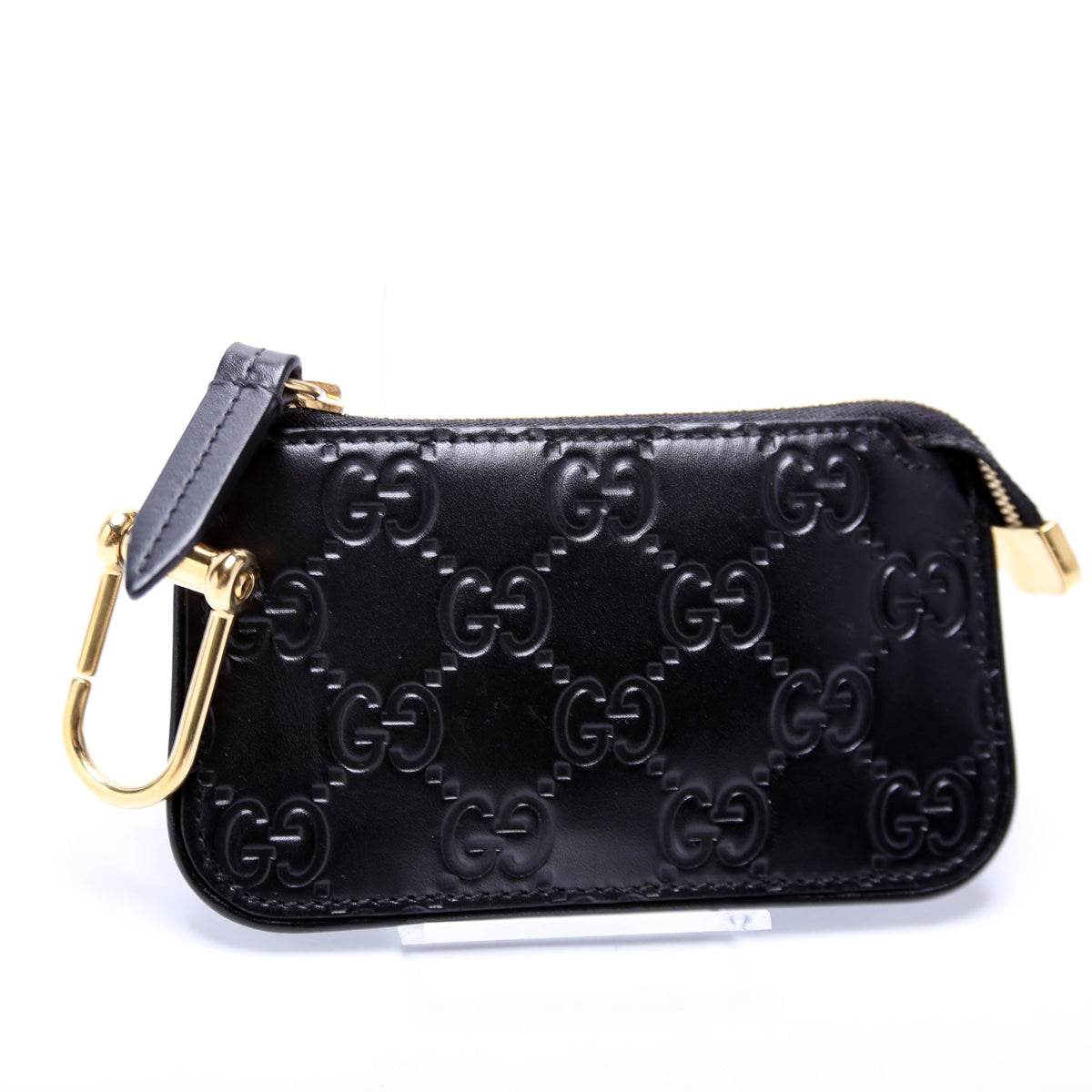 GG Leather Key Pouch