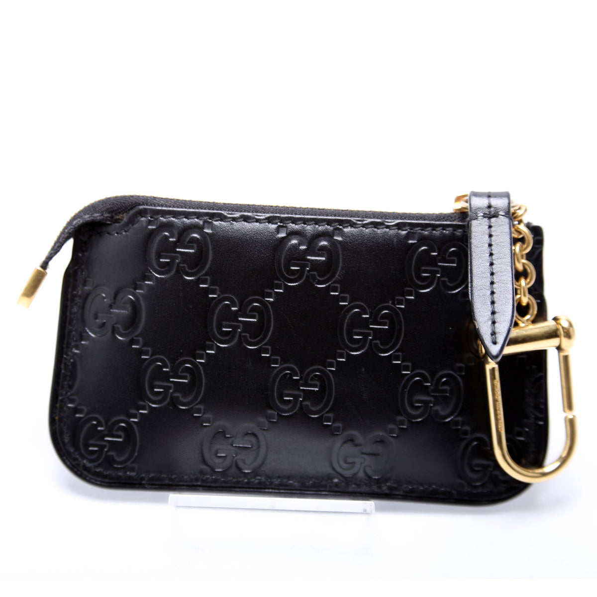 GG Leather Key Pouch