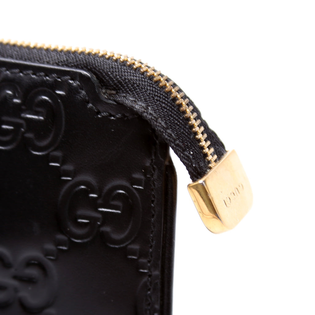 GG Leather Key Pouch