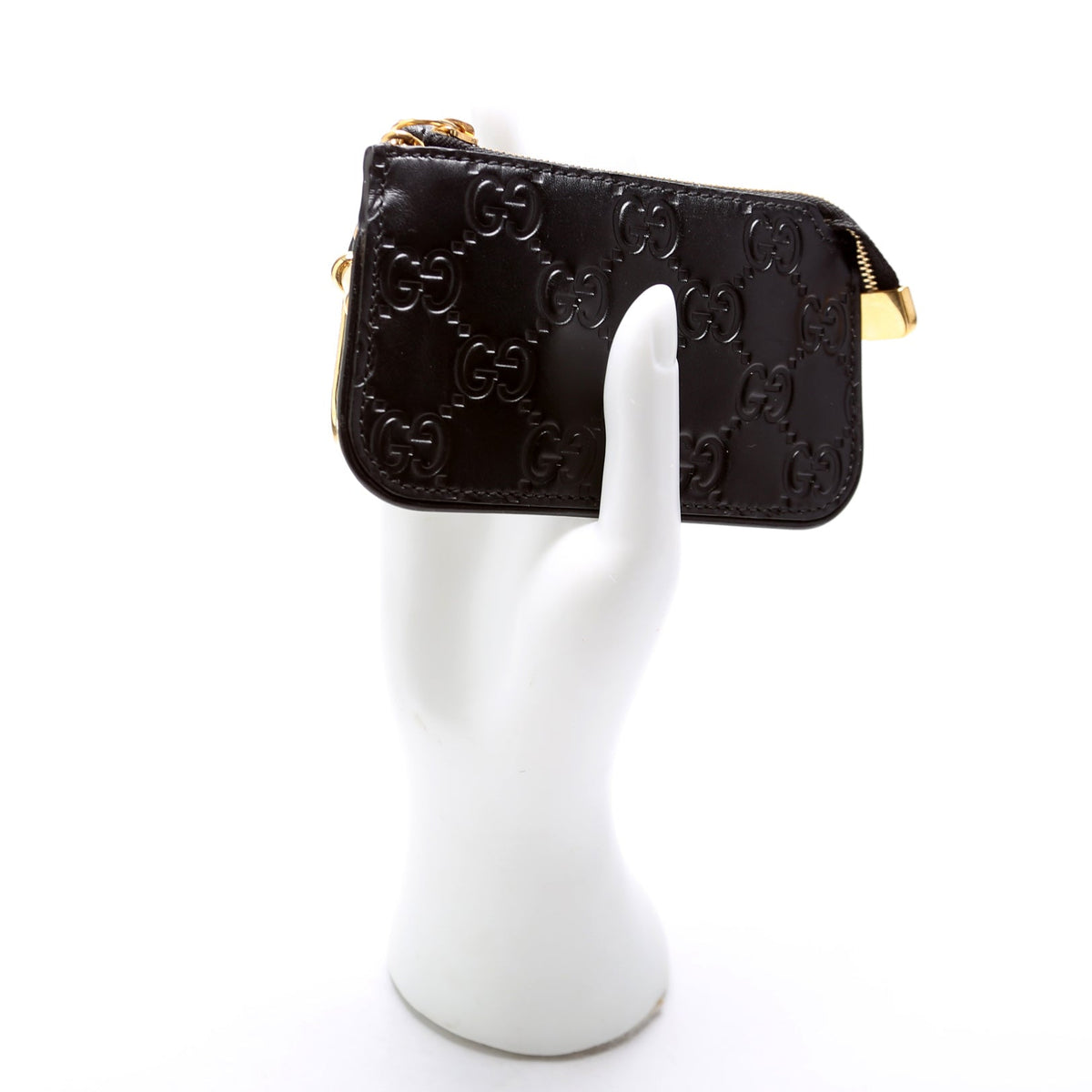 GG Leather Key Pouch