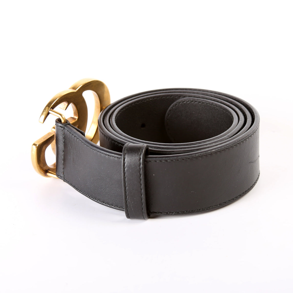 Marmont GG Leather Belt Size /