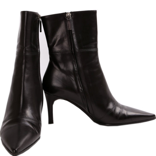 Gucci Leather Pointed Toe Boots Size .