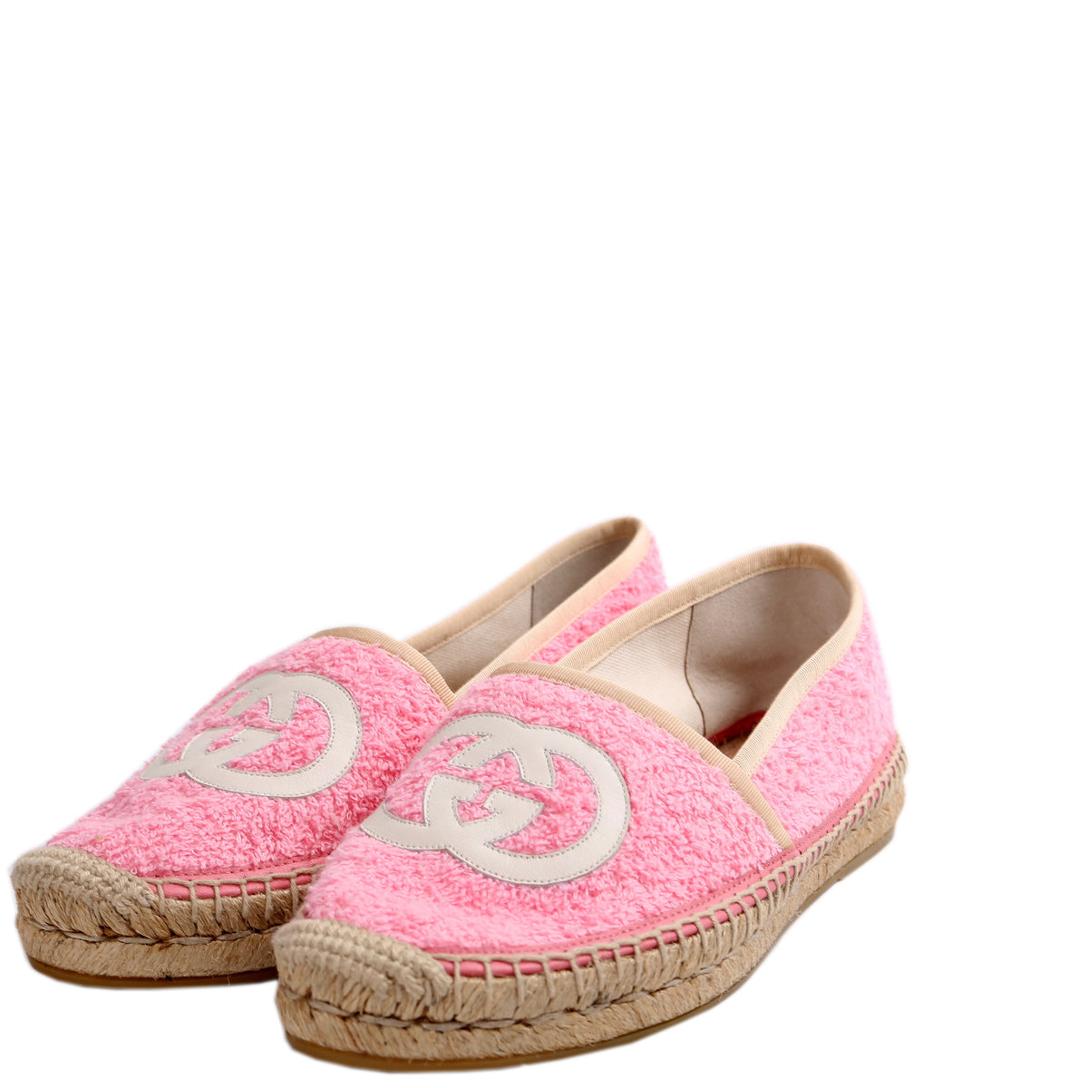 Interlocking Terry Cloth Espadrilles Size