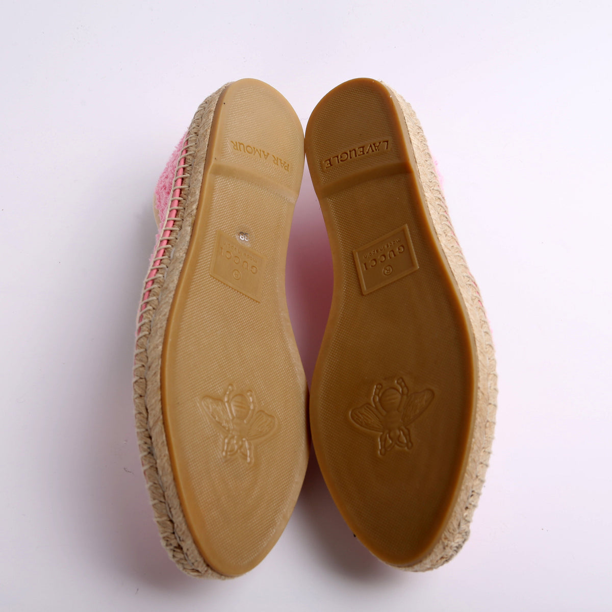 Interlocking Terry Cloth Espadrilles Size