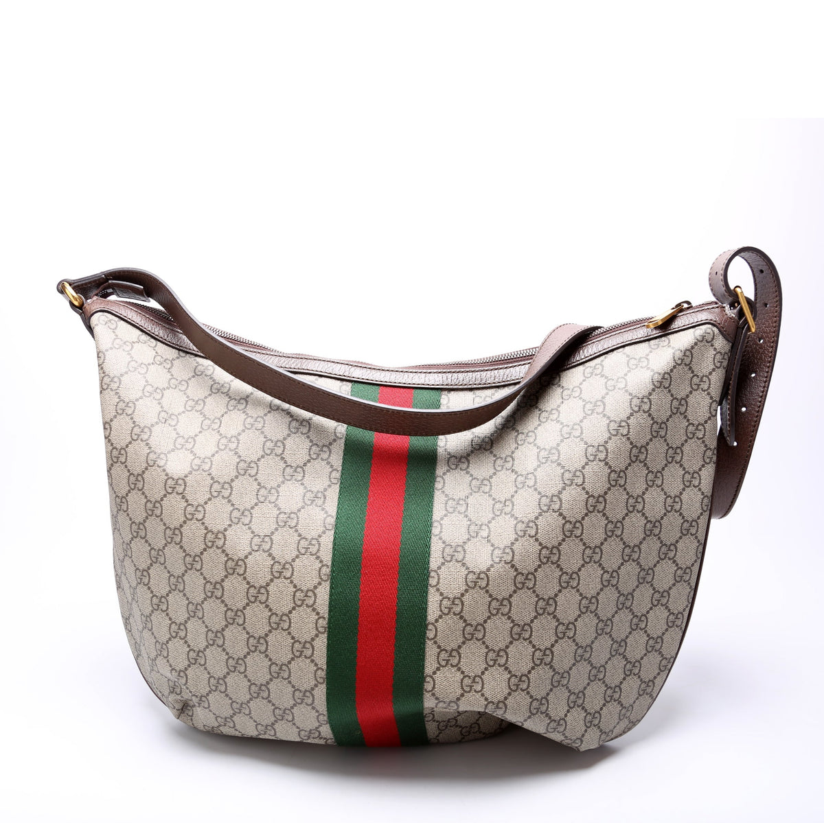 Ophidia GG Supreme Half Moon Hobo Large