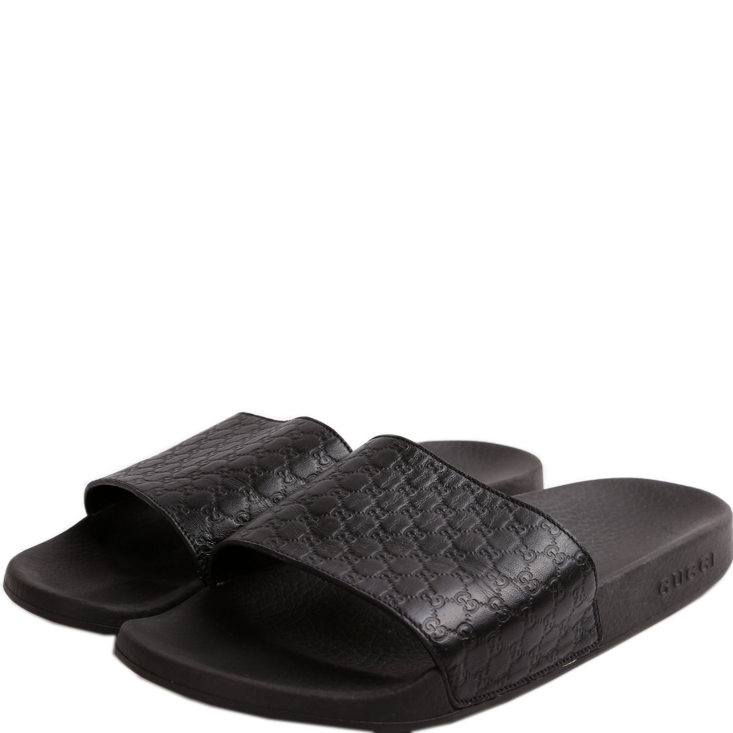 Guccissima Rubber Slides Size .