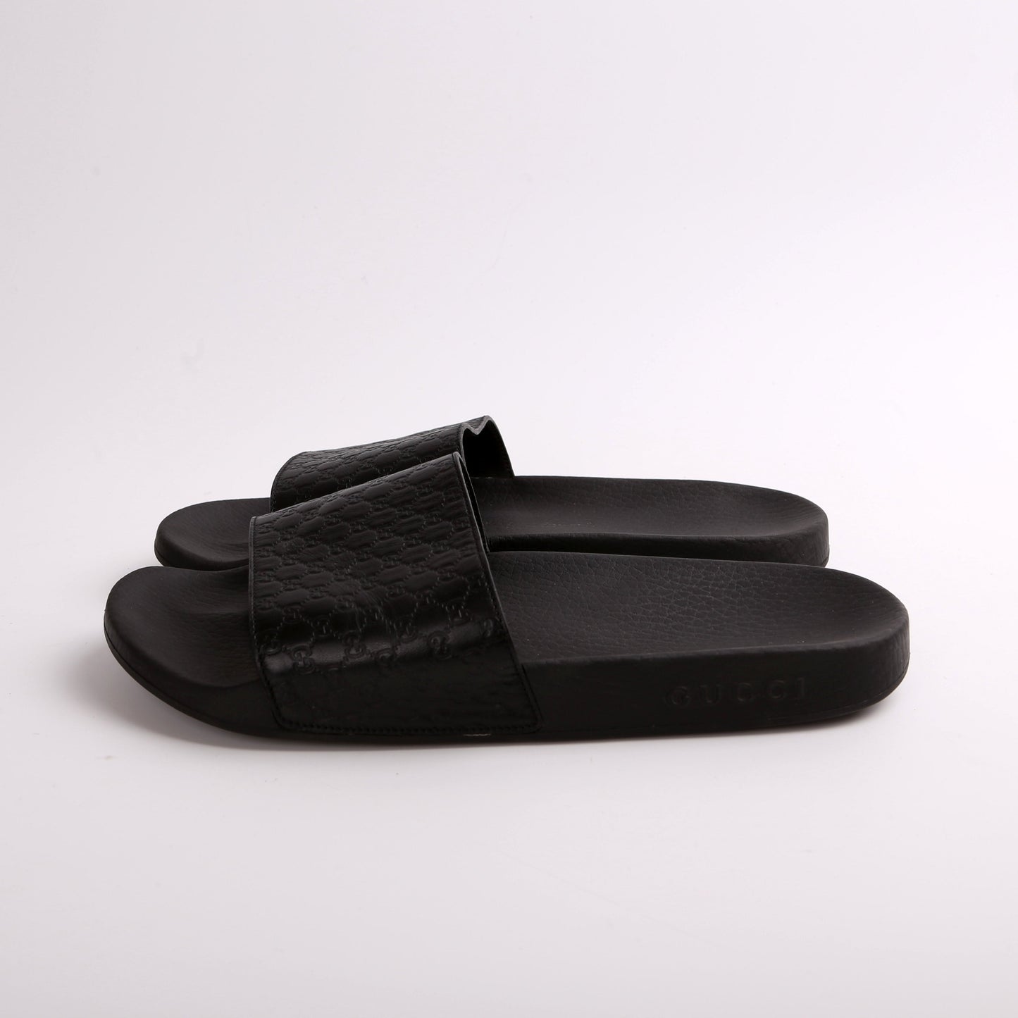 Guccissima Rubber Slides Size .