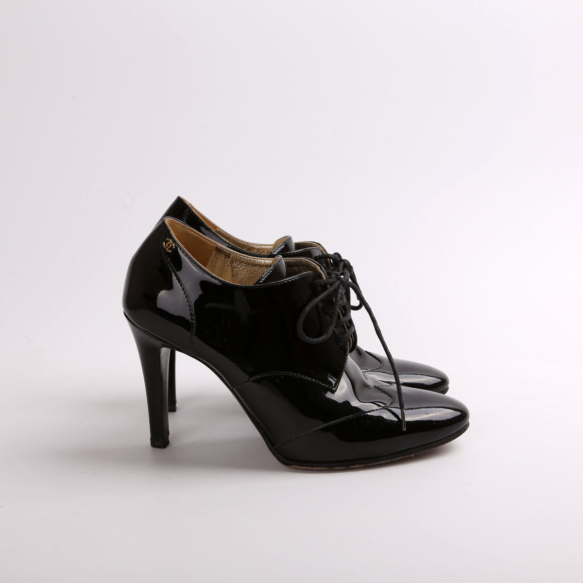 Ptnt Oxford Lace Up booties Size 36
