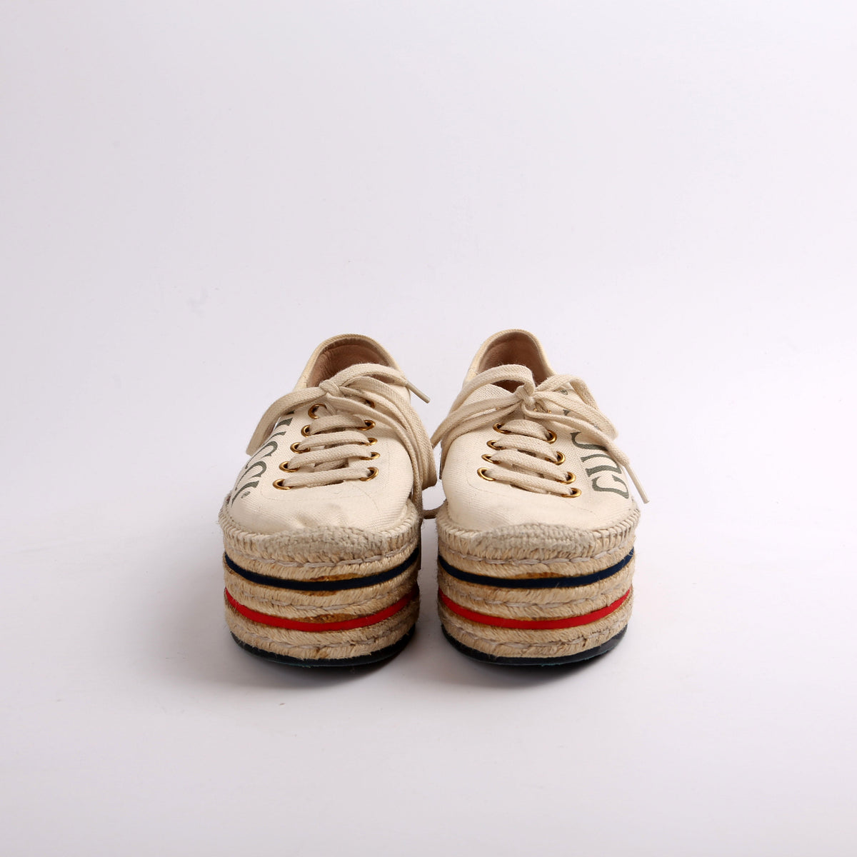 Logo Platform Espadrilles Size .
