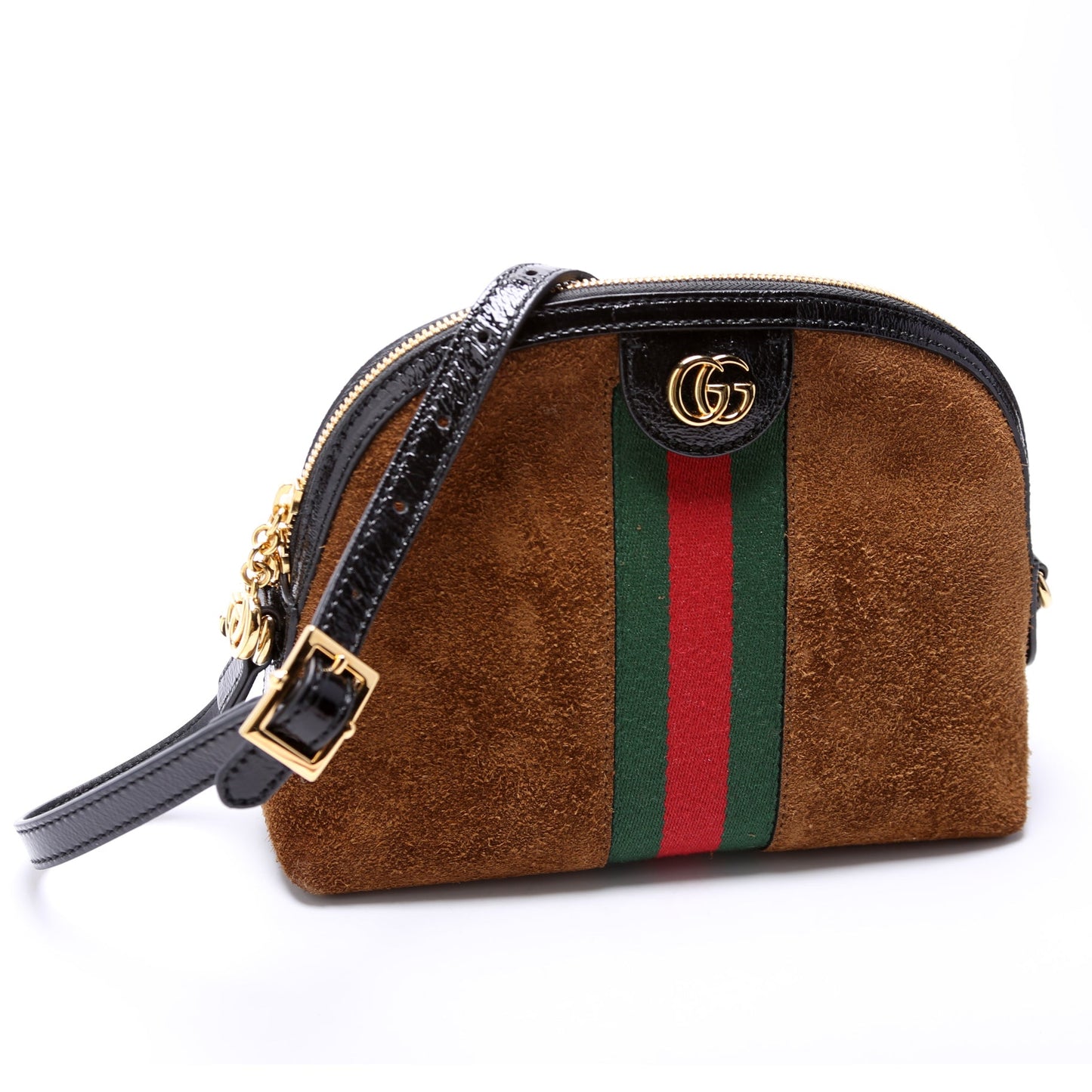 Gucci  Ophidia GG Suede Small Crossbody