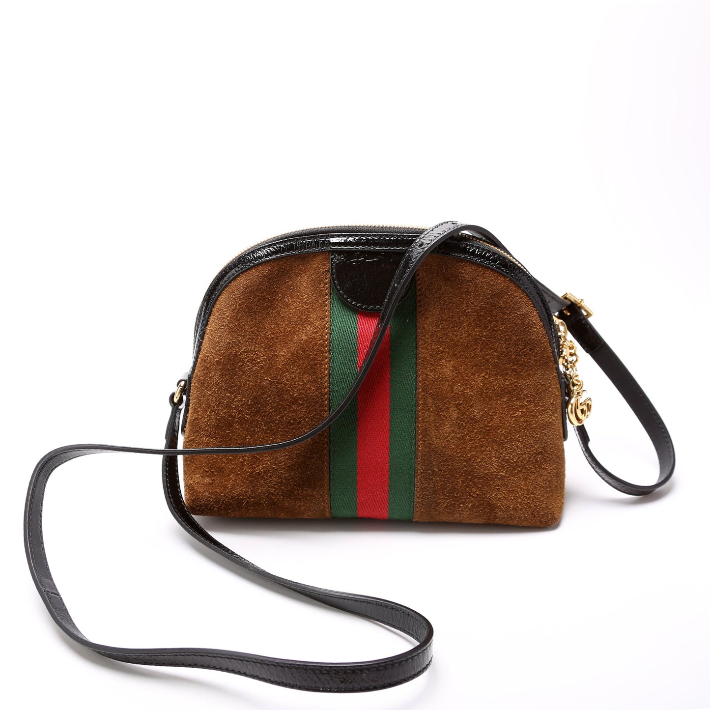 Gucci  Ophidia GG Suede Small Crossbody