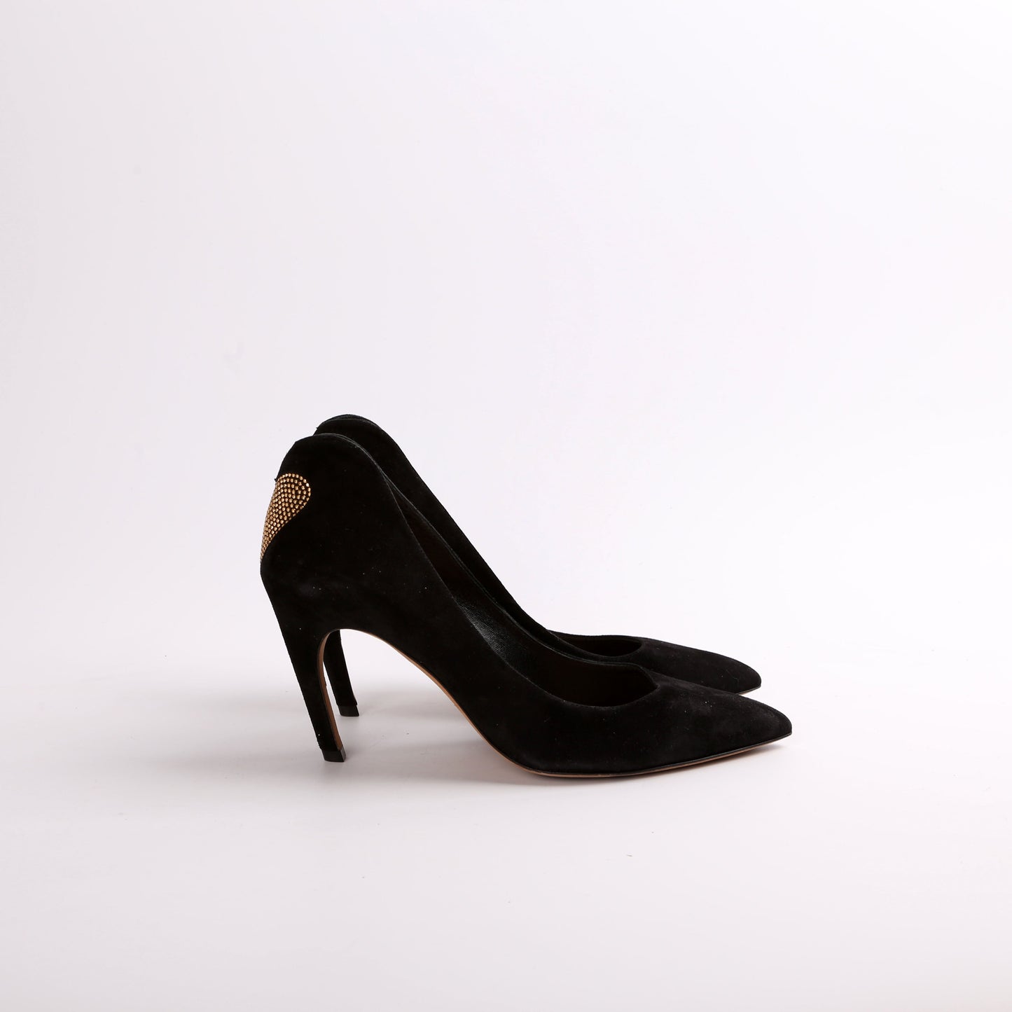 Dioramour Gold Heart Pumps Size 38.5