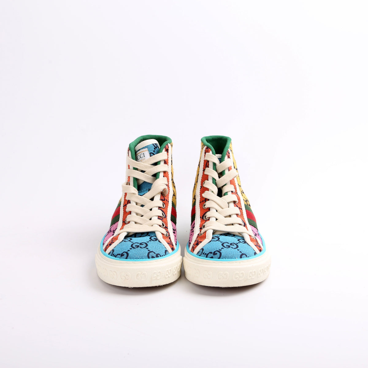GG Multicolor High Top Sneakers Size